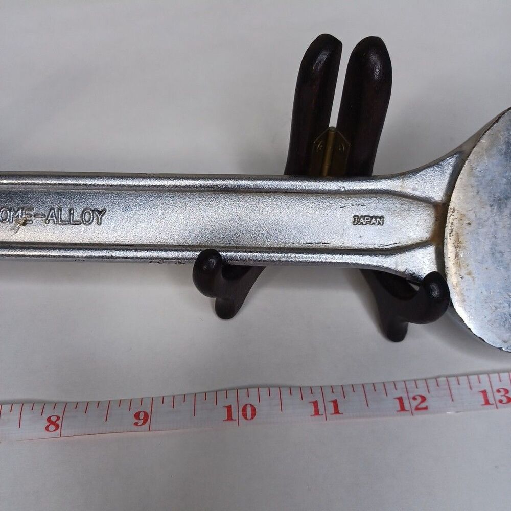 Frank & Warren Double Open End Wrench 1-3/8" x 1-1/2" SAE 16" Long Huge Japan - Picture 9 of 12